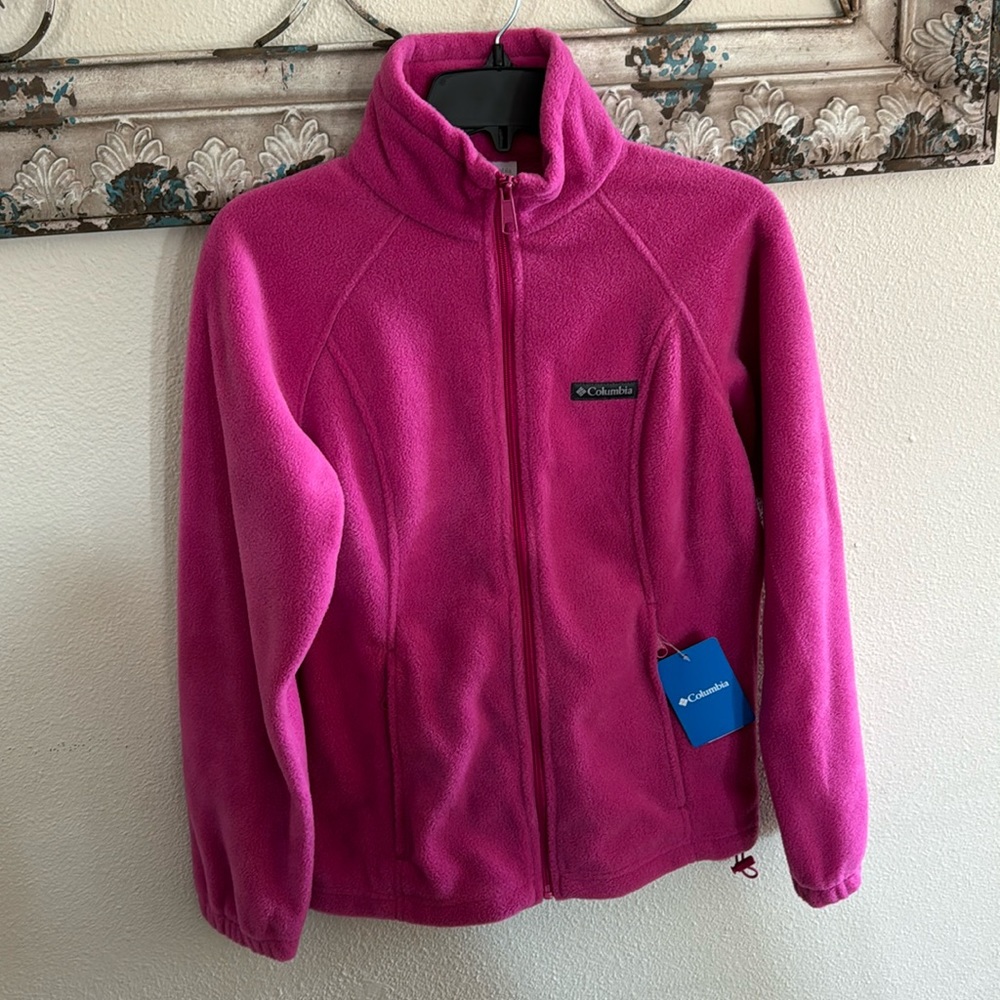 Women’s NEW Columbia fleece zip up jacket